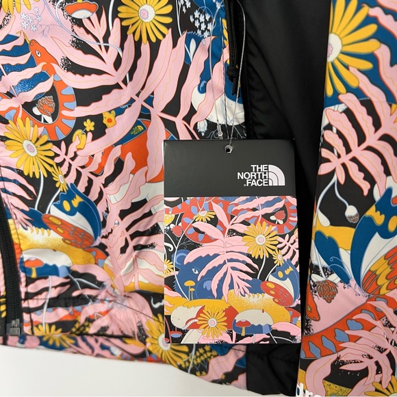 The North Face Hydrenaline 2000 Windwall Jacket Black Multicolored Print NWT - Picture 6 of 17